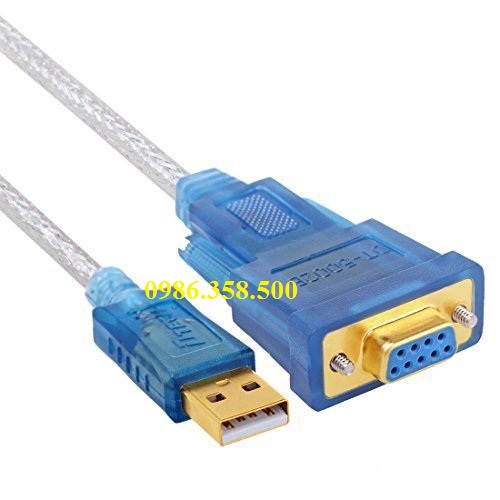 Dây cáp chuyển đổi, USB to RS 232 Dtech (DT5002B)